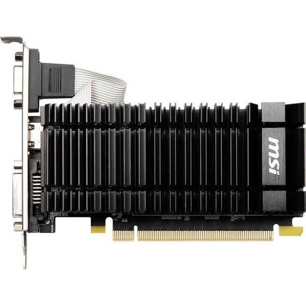 

Видеокарта GeForce GT730, MSI, 2Gb DDR3, 64-bit, VGA/DVI/HDMI, Silent (N730K-2GD3H/LPV1)