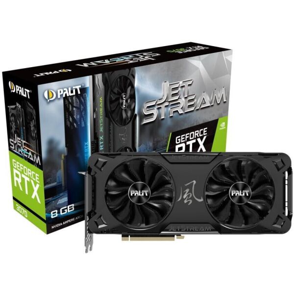 

Видеокарта Palit GeForce RTX 3070 JetStream LHR (NE63070019P2-1040J)