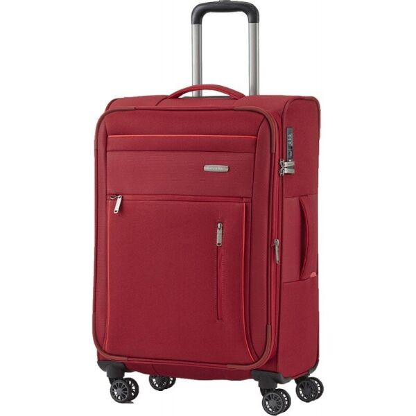 

Размер M - Чемодан на 4 колесах красный Travelite Capri 42 x 66 x 26/30 см tl089848-10