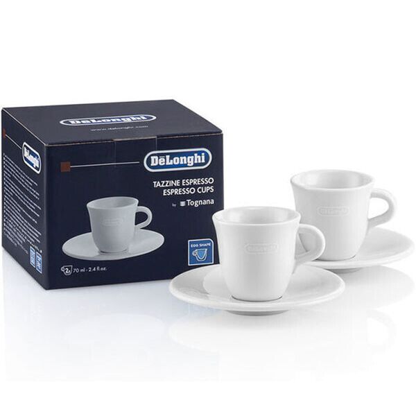 

Набор чашек с блюдцем DeLonghi DLSC 308 Espresso 2шт