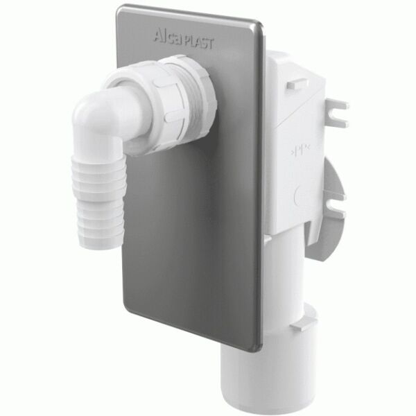

Сифон для стиральной машины под штукатурку хромированный Alcaplast APS3