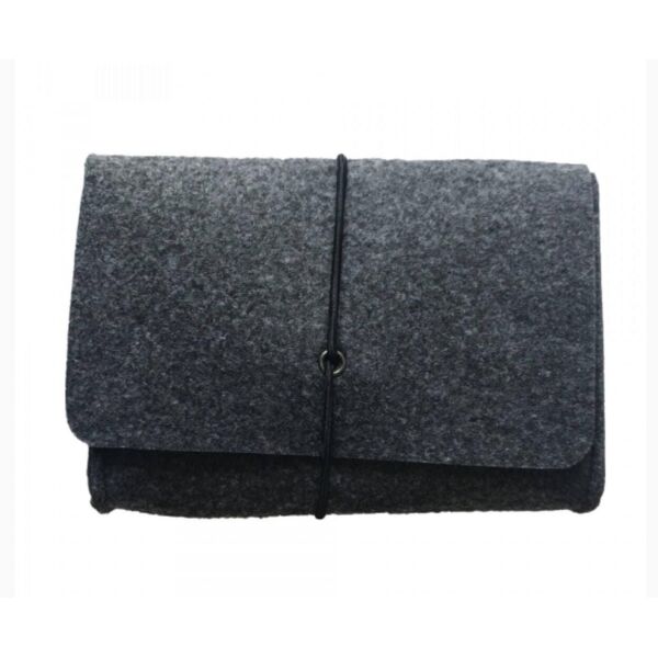 

Сумка с войлока для зарядки MacBook Gray
