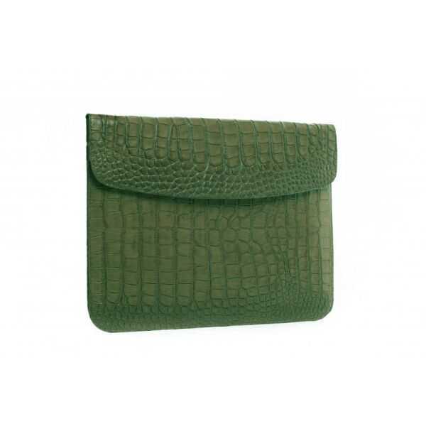 

Чехол-Конверт Leather Crocodile Pu для MacBook 15/16 Green