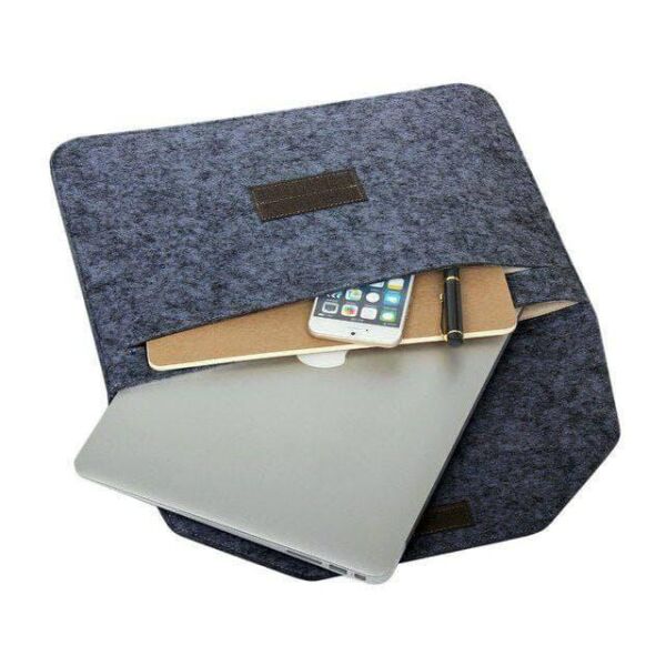 

Чехол/Конверт с войлока для MacBook 15/16 Gray