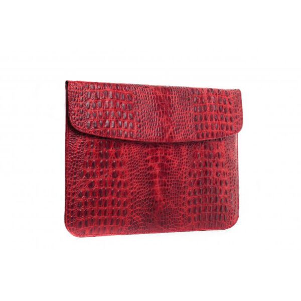 

Чехол-Конверт Leather Crocodile Pu для MacBook 15/16 Red