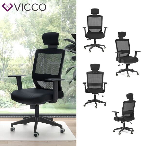 

Компьютерное кресло, Vicco Bent, черное