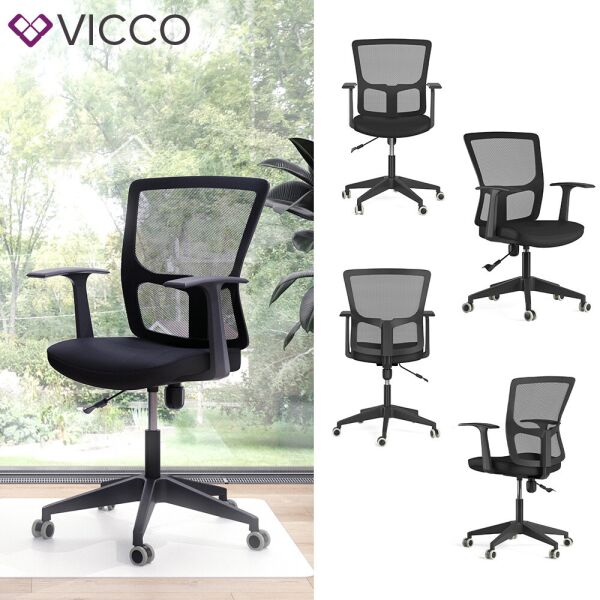 

Компьютерное кресло, Vicco Barnes, черное