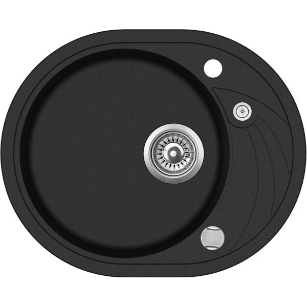 

Кухонная мойка Aquasanita Clarus SR102AW Black Metallic 601 Черный