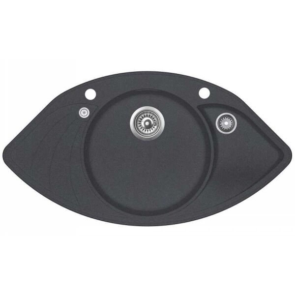 

Кухонная мойка Aquasanita Papillon SCP151AW Graphite 222 Графит