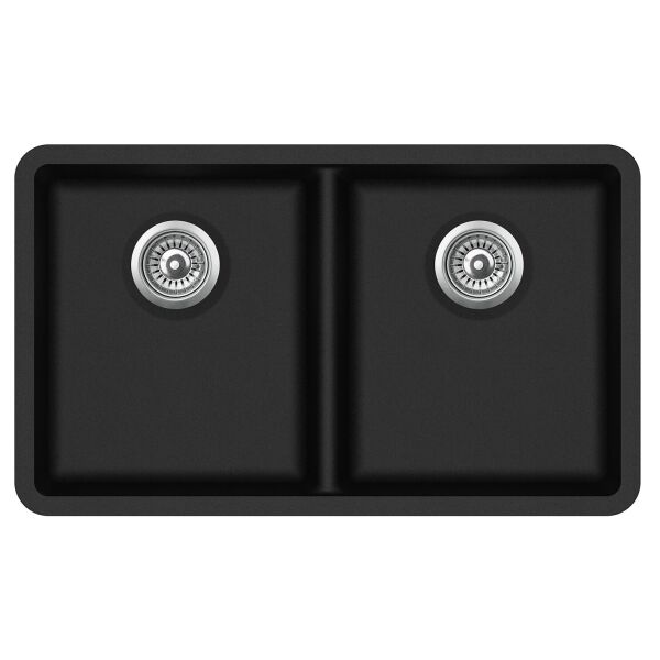 

Кухонная мойка Aquasanita Arca SQA200W Black Metallic 601 Черный