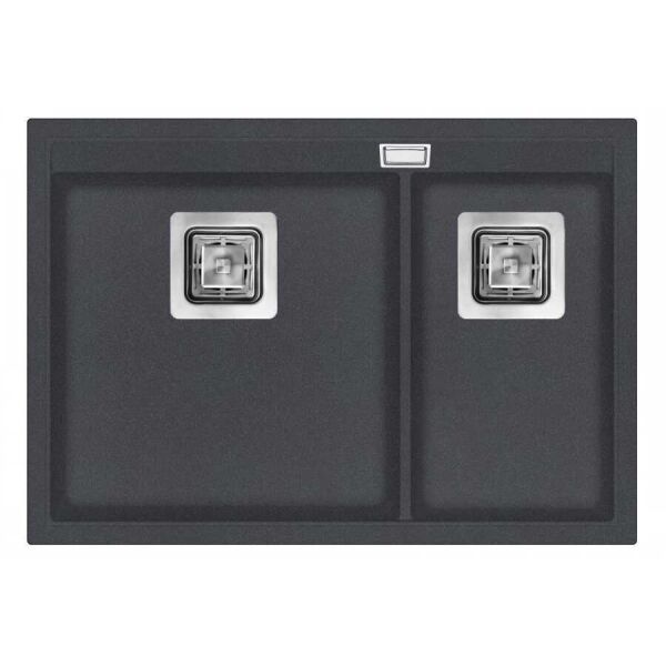 

Кухонная мойка Aquasanita Delicia SQD150W Graphite 222 Графит