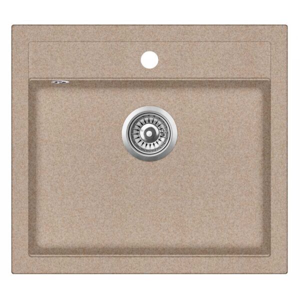 

Кухонная мойка Aquasanita Quadro SQQ100W Beige 110 Бежевый