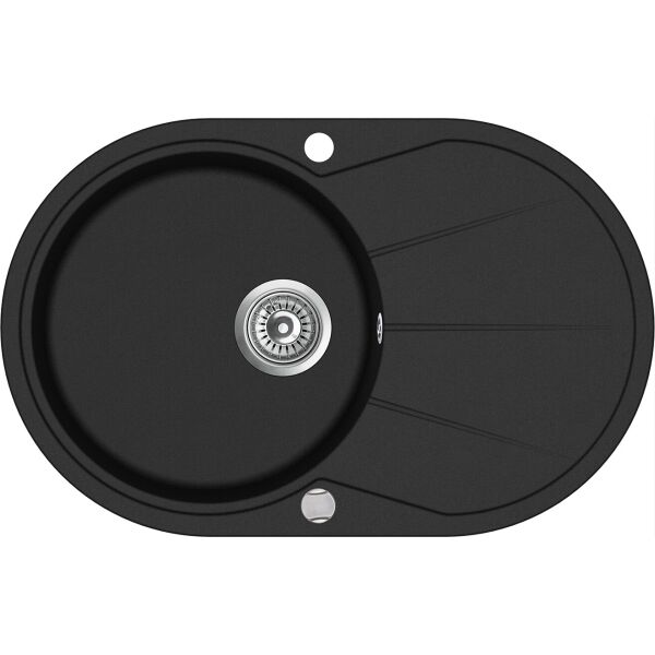 

Кухонная мойка Aquasanita Clarus SR101AW Black Metallic 601 Черный