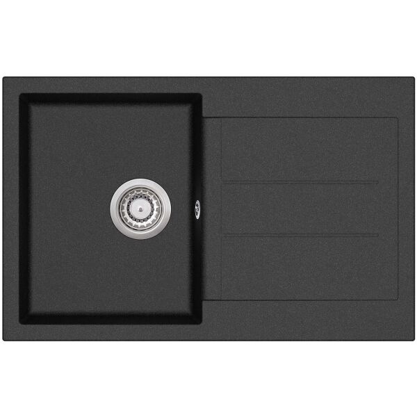 

Кухонная мойка Aquasanita Tesa SQT101W Black Metallic 601 Черный