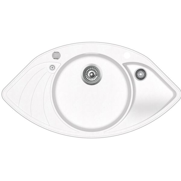 

Кухонная мойка Aquasanita Papillon SCP151AW Alba 710 Белый