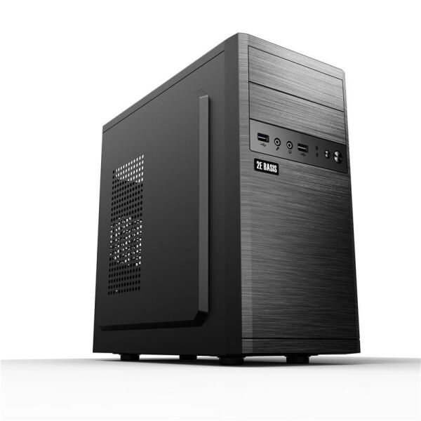 

Корпус 2E BASIS (RD863-400) з БЖ 2EATX400, MiniT, Micro ATX,Mini ITX,2xUSB2.0,сталь з перфорацією(бо