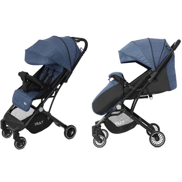 

Детская прогулочная коляска Tilly Bella (Тилли Белла) T-163 Sky Blue, с дождевиком (6900014001052) Цвет Синий