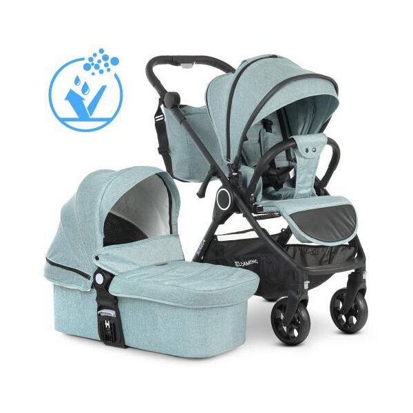

Коляска универсальная 2в1 ME 1085 SAGA Denim Ash Blue