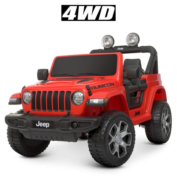 

Детский электромобиль BAMBI M 4176 EBLR-3 Jeep, мягкие колеса, красный