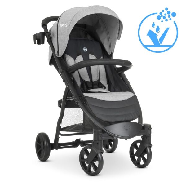 

Коляска дитяча M 3409 FAVORIT v.2 Light Gray