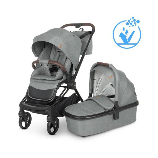 

Коляска универсальная 2в1 EL CAMINO ME 1091-B PERSONA Gray