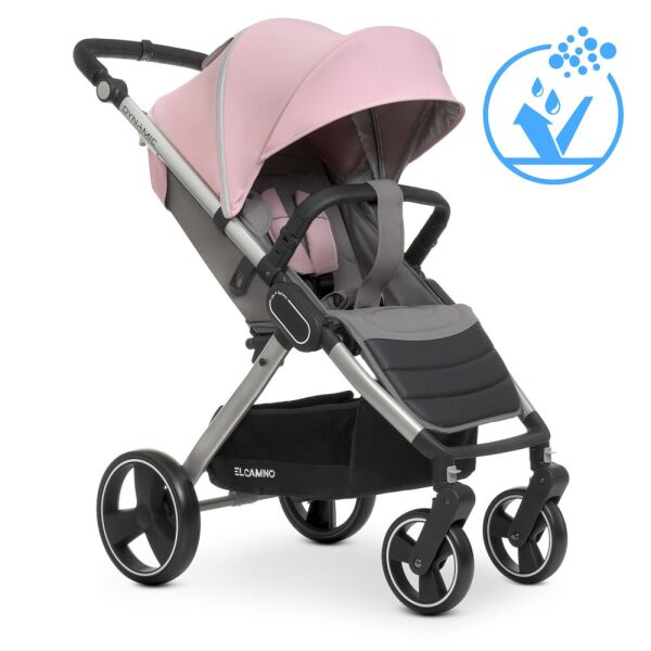 

Коляска дитяча EL CAMINO ME 1053 DYNAMIC v.2 Pale Pink