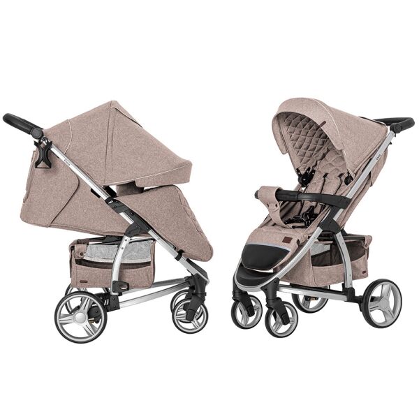 

Детская прогулочная коляска Carrello Vista (Каррелло Виста) (Каррелло Виста) CRL-8505 Stone Beige в льне с дождевиком L (6900085000800) Цвет Бежевый