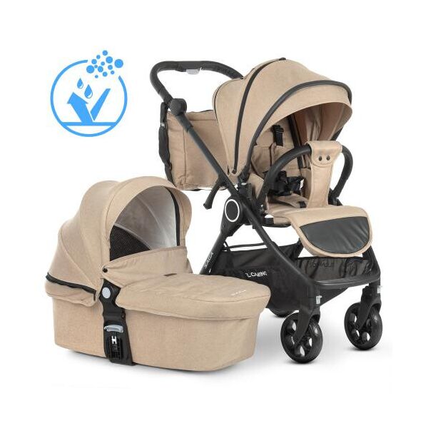 

Коляска универсальная 2в1 ME 1085 SAGA Denim Beige