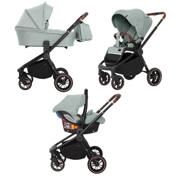 

Детская универсальная коляска 3 в 1 Carrello Epica (Каррелло Эпика) CRL-8511/1 (3in1) Tea Green , с дождевиком (6900085002453) Цвет Зеленый