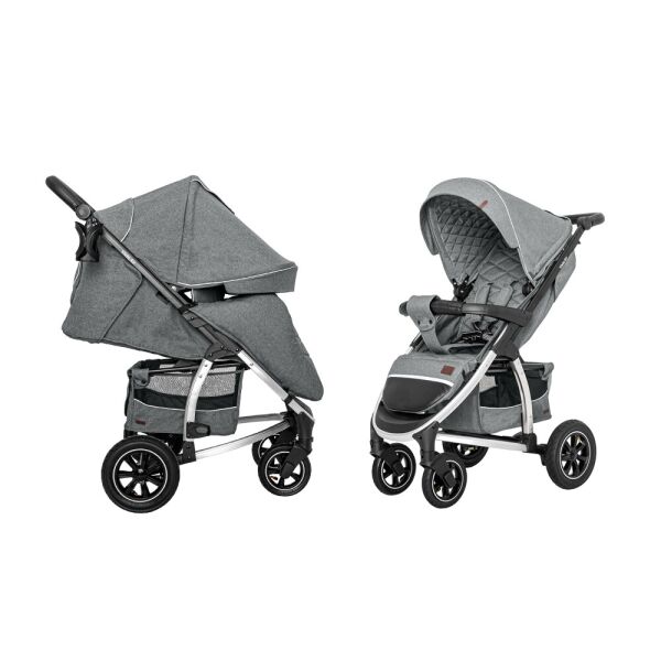 

Детская прогулочная коляска Carrello Vista (Каррелло Виста) CRL-5511 Shark Gray, лен (6900085002613) Цвет Серый