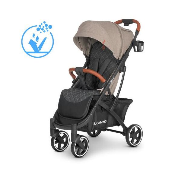 

Коляска детская EL CAMINO ME 1090L LOONA Beige