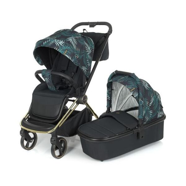 

Коляска универсальная 2в1 EL CAMINO ME 1091-G PERSONA Black Green Palm