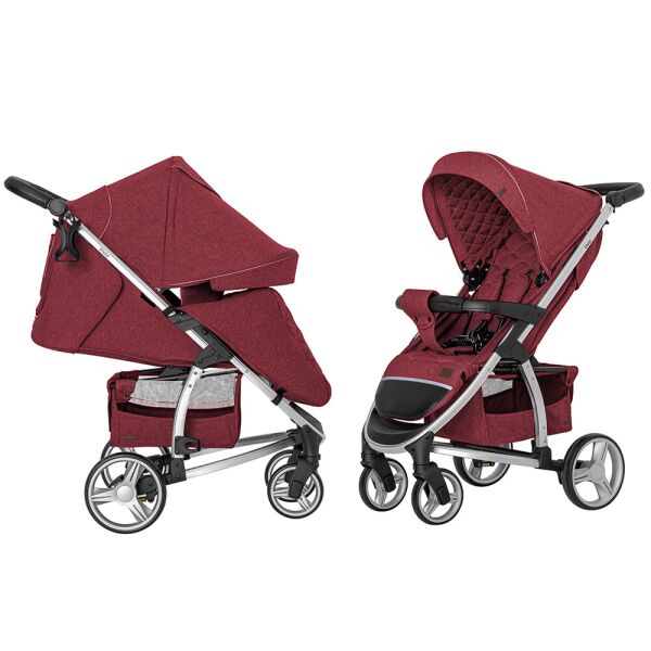 

Детская прогулочная коляска Carrello Vista (Каррелло Виста) (Каррелло Виста) CRL-8505 Ruby Red в льне с дождевиком L (6900085000794) Цвет Красный