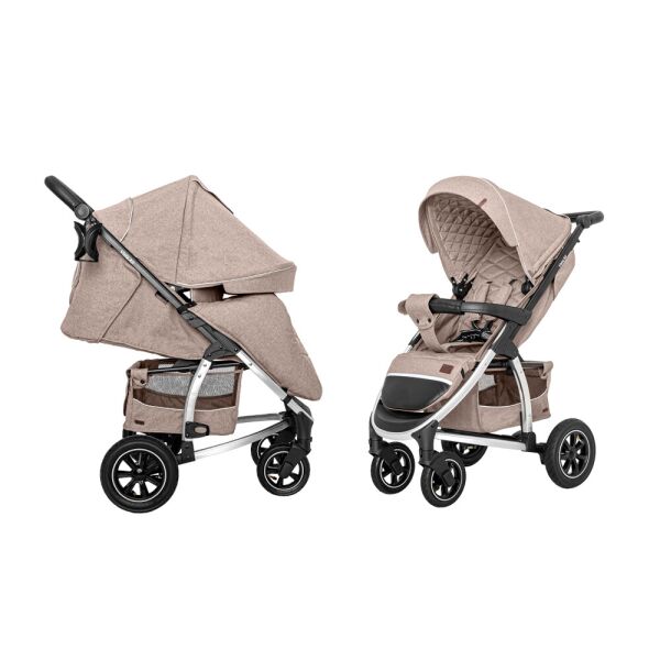 

Детская прогулочная коляска Carrello Vista (Каррелло Виста) CRL-5511 Stone Beige, лен (6900085002637) Цвет Бежевый