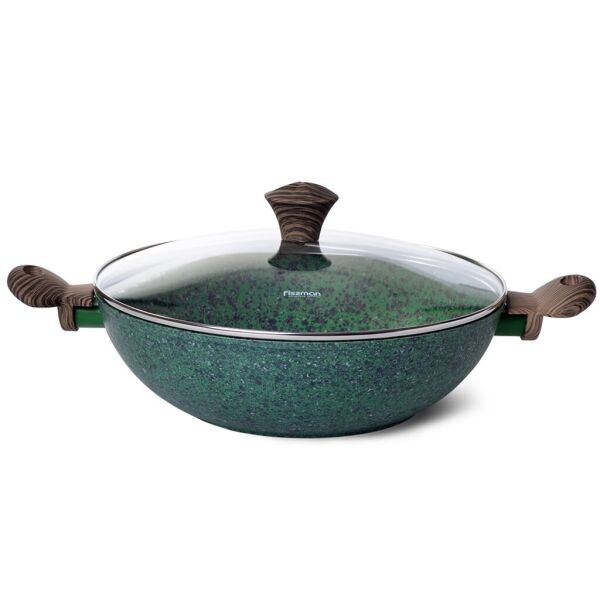 

Сковородка ВОК Fissman MALACHITE 30x9 см (4309)