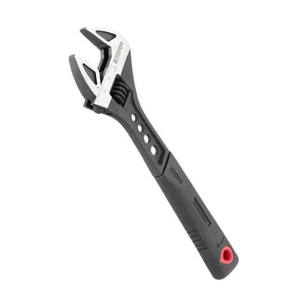 

Ключ разводной 200мм кованый, HRC 40~50, INTERTOOL XT-0075