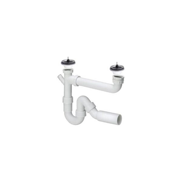

Сифон для мойки двойной VIEGA 1 1/2"х50мм (329174)