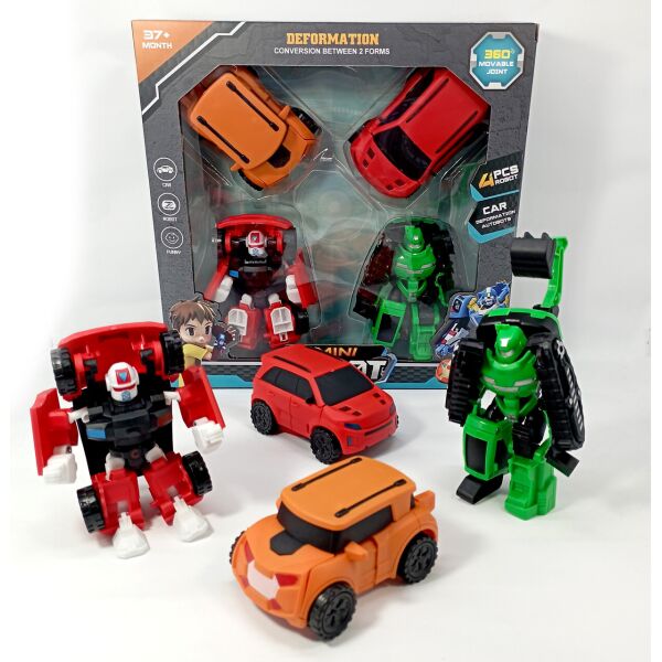 

Игровой Набор роботов Тоботы Tobots - 4 шт в комплекте ( T666Б )