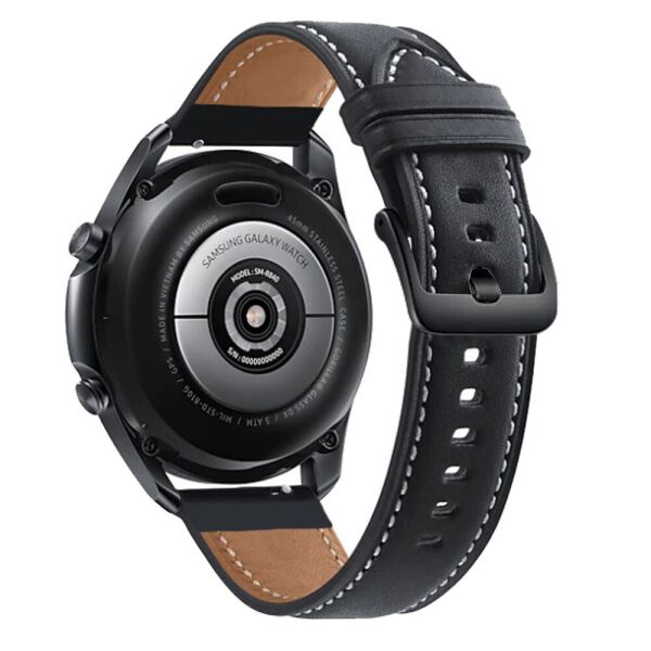 

Кожаный ремешок Standart Watchbands для Samsung Galaxy Watch 46mm черный - размер L (WB0021STANDART2DARK46)