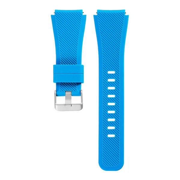 

Силиконовый ремешок Watchbands для Samsung Galaxy Watch 3 45mm - голубой (WB001BLUE345)