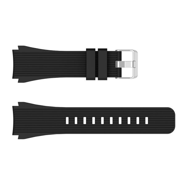 

Силиконовый ремешок Watchbands Galaxy на смарт-часы Samsung Gear S3 - черный (WB001GALAXYBLACK21)