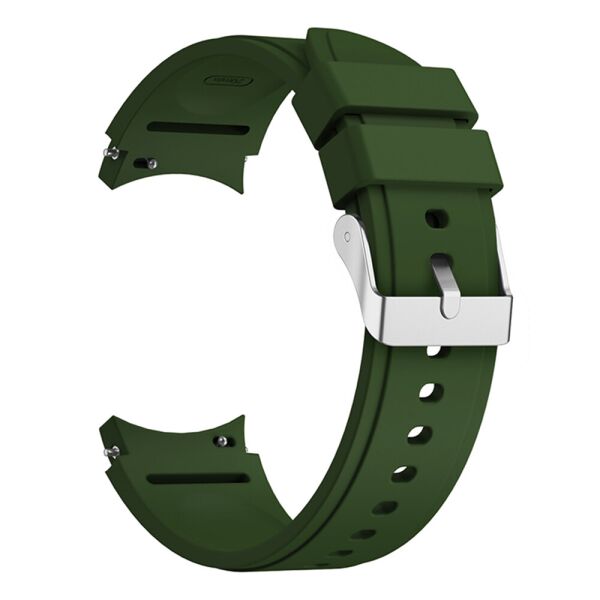 

Ремешок на Samsung Galaxy Watch 4 Classic 42 mm - тёмно-зеленый / силикон / размер L / ширина крепления 20мм (WB00S4GALAXYCLASSIC4424)
