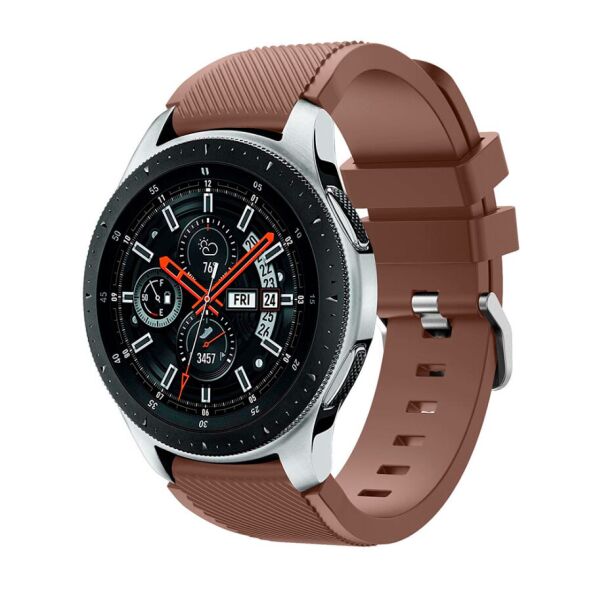 

Силиконовый ремешок Watchbands для Samsung Galaxy Watch 46mm Silver / Samsung Gear S3 - коричневый (WB001COFFE46)