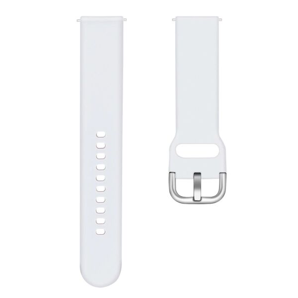 

Силиконовый ремешок Normal Watchbands для Samsung Galaxy Watch 4 Classic 42mm - белый / размер L / ширина крепления 20мм (WB00S4NORMAL1442)