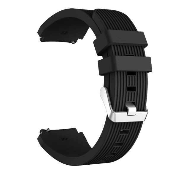 

Силиконовый ремешок Watchbands Galaxy на смарт-часы Samsung Galaxy Watch 46mm - черный (WB001GALAXYBLACK24)