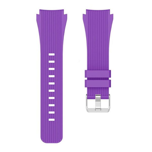 

Силиконовый ремешок Watchbands Galaxy для Samsung Gear S3 / Samsung Galaxy Watch 46mm - фиолетовый (WB001GALAXYVIOLET20)