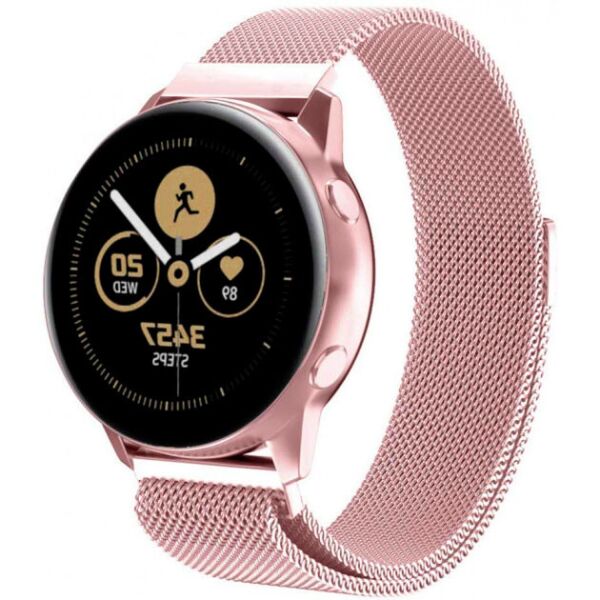 

Металлический ремешок Watchbands миланская для Samsung Galaxy Watch Active - розовый (WBMIL4)