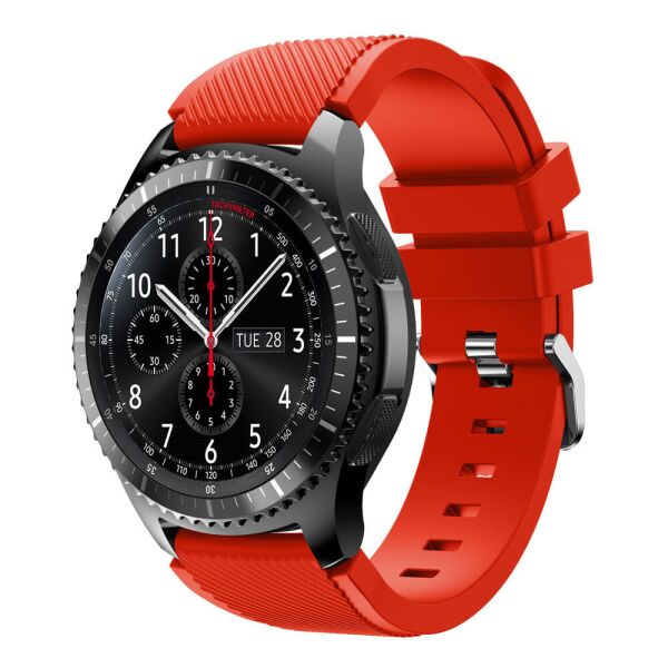 

Силиконовый браслет L 22мм для Samsung Gear S3 Frontier - красный (REDS3)