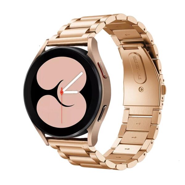 

Ремешок на Samsung Galaxy Watch 4 40mm - розово-золотой / металлический / ширина крепления 20мм / Watchbands Stainless Premium (WB00S4MPREMIUM2440)
