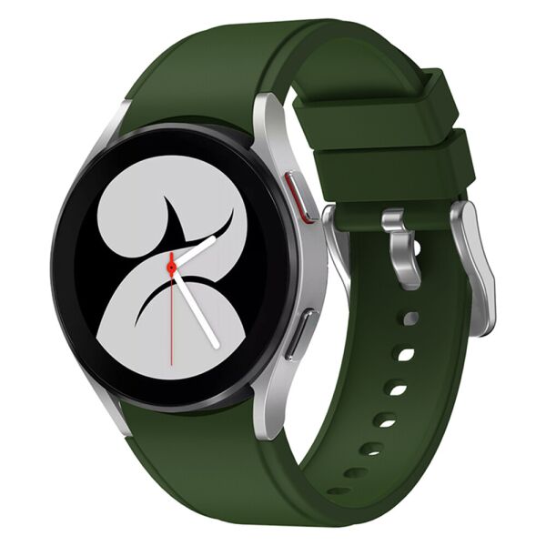 

Силиконовый ремешок Galaxy Classic Watchbands для Samsung Galaxy Watch 4 44mm - тёмно-зеленый / размер L / ширина крепления 20мм (WB00S4GALAXYCLASSIC4444)